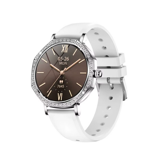 Valdus VL57 Pro – elegantti älykello hyvinvointiin ja arjen hallintaan - valkoinen